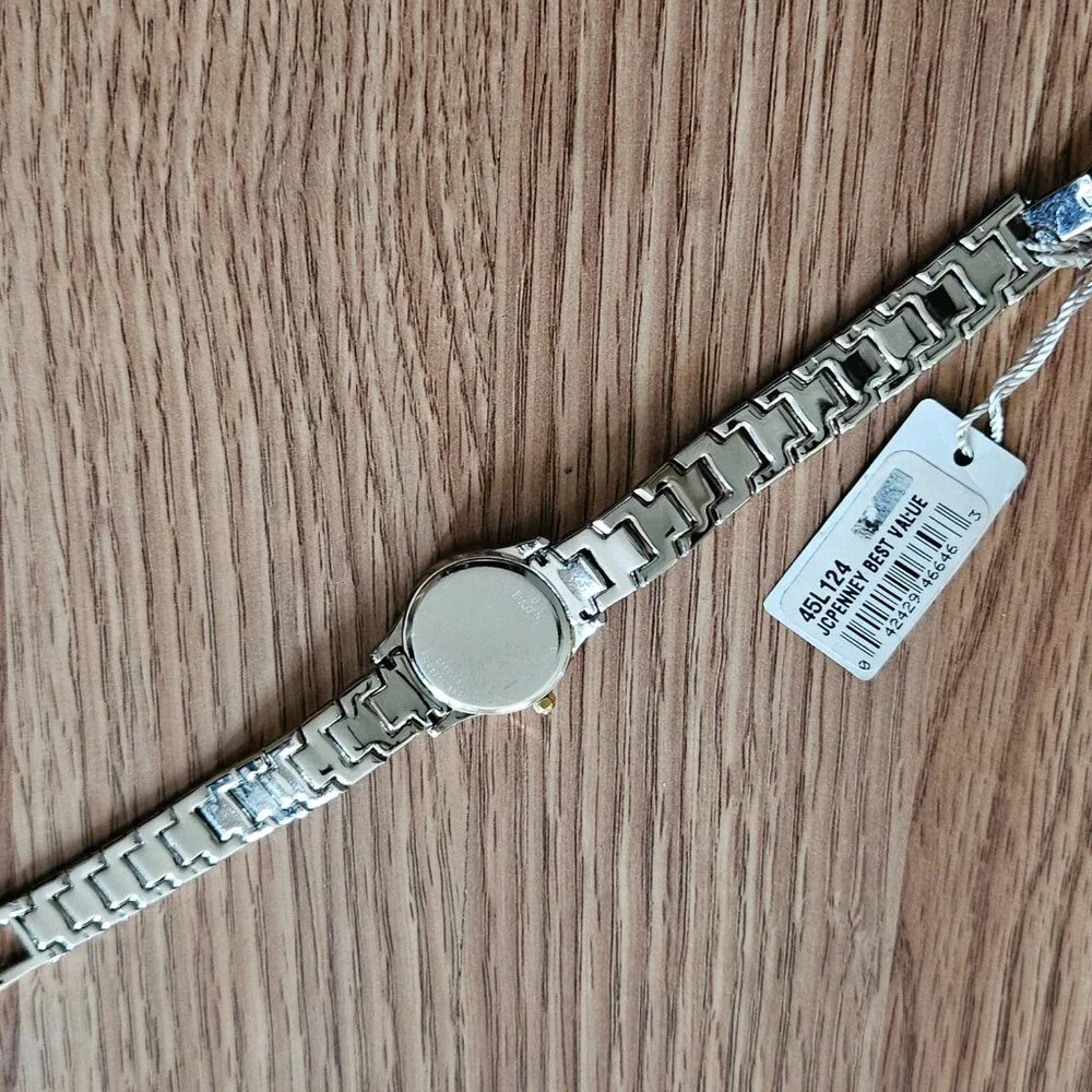 Caravelle by Bulova Women Wristwatch 45L124 Arabic Numerals Floral Motif Watch - Picture 6 of 11